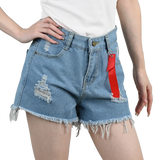Women’s 3PCS High Waist Ripped Denim Shorts