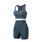 Women Seamless Yoga Bra Set
