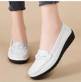 Women Leather Nurse Flats