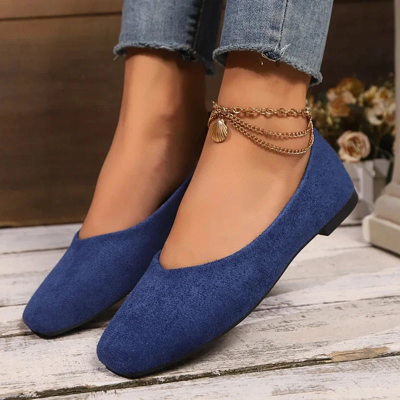 Women’s Square Toe Shallow Casual Ballet Flats