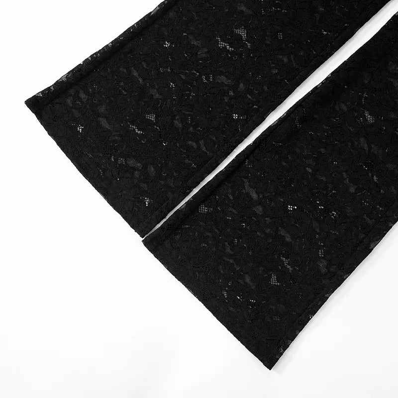 LaceReign™ – See-Through Party Jumpsuit (Seductive, Sheer & Chic)