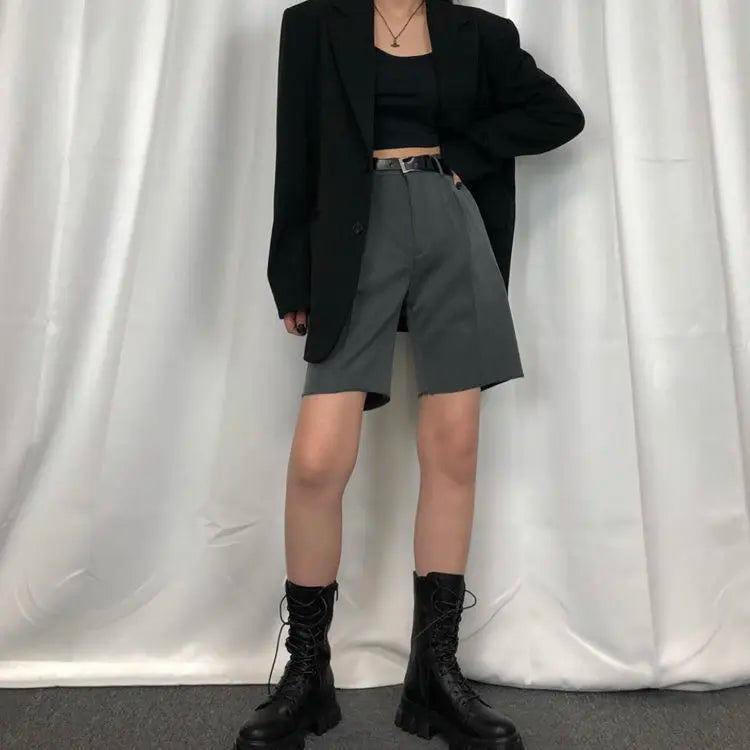 Women Mid Calf Boots Chelsea Lace Up Style