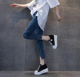 Women Canvas Shoes Black Platform Sneakers