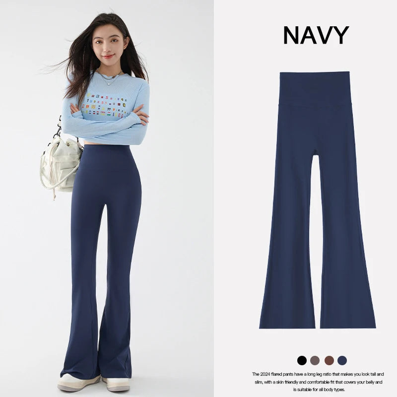 Women Flared Shark Leggings