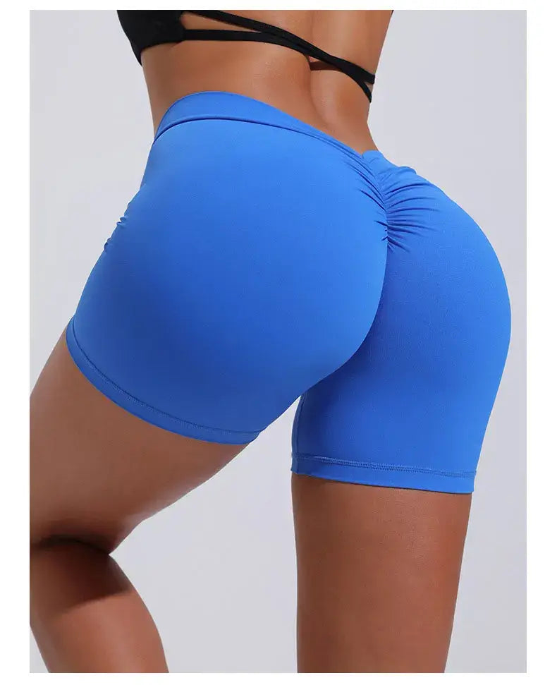 Women V Curve Push Up Yoga Shorts