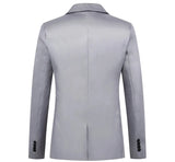 Men Slim Fit Single Button Blazer