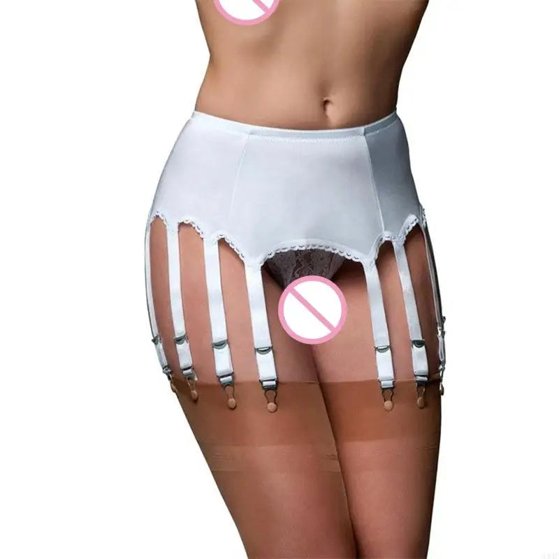 Women 10-Strap Garter Belt
