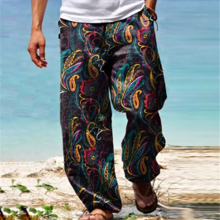 Printed Men’s Casual Pants