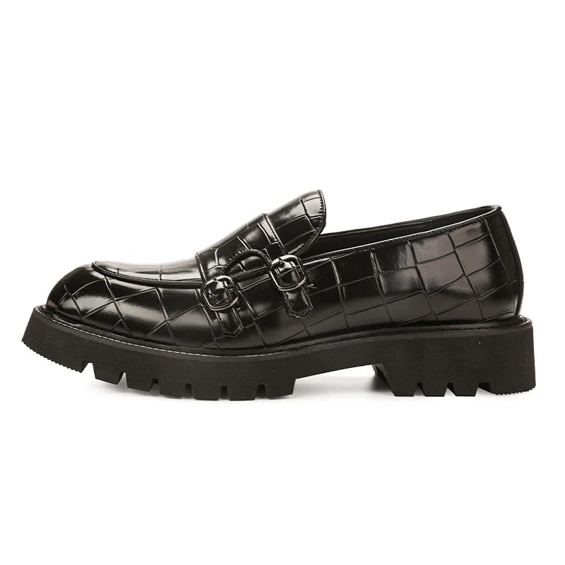 Men Platform Formal Leather Shoes