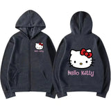 Hello Kitty Pattern Hoodie