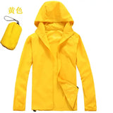 Women Lightweight Waterproof Hooded Windbreaker