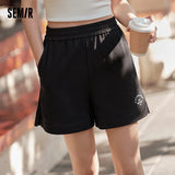 Women's Casual Embroidered Loose Shorts