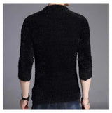 Men's Plus Size V-Neck Jumper