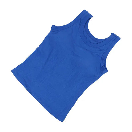 SlimCotz™ padded cotton spaghetti camis in vibrant blue color, ideal for summer wear and breathable comfort.