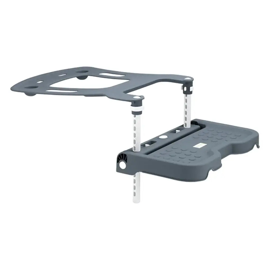 Adjustable and foldable safety seat base for children, ideal for car travel, ensuring safety and convenience.