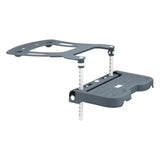 Adjustable and foldable safety seat base for children, ideal for car travel, ensuring safety and convenience.