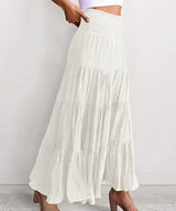 Women High Waist Maxi Boho Skirt