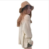 Women Oversized Long Knit Cardigan
