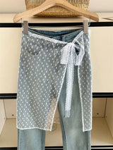 Women Vintage Lace Tulle Bandage Skirt