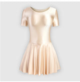 Women Satin Sports Ballet Skirt