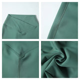 Hearuisavy Cross Waist Push-Up Yoga Leggings – High Waist Gym Pants