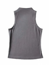 Solid Color Sleeveless Crop Tank Top