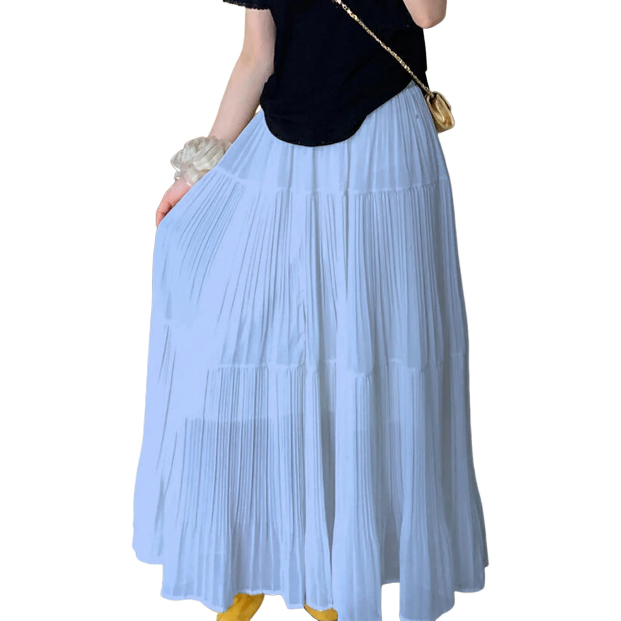 Women Boho Print Maxi Skirt