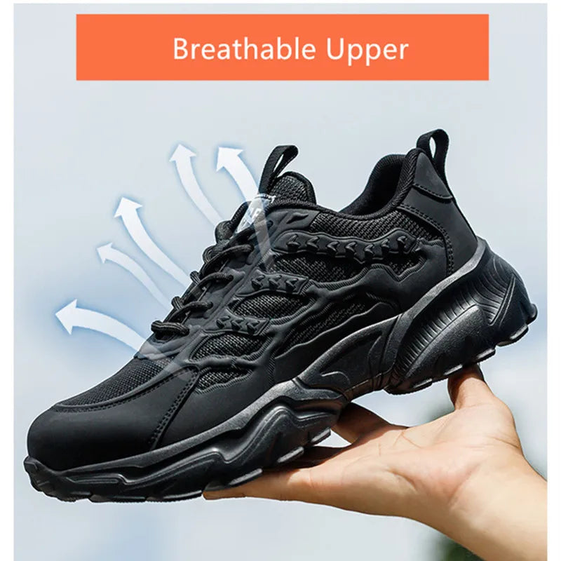 Women Safety Shoes Protective Security Sneakers