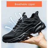 Women Safety Shoes Protective Security Sneakers