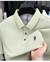 Men Cotton Embroidered Polo Shirt