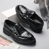 Men Platform Formal Leather Shoes