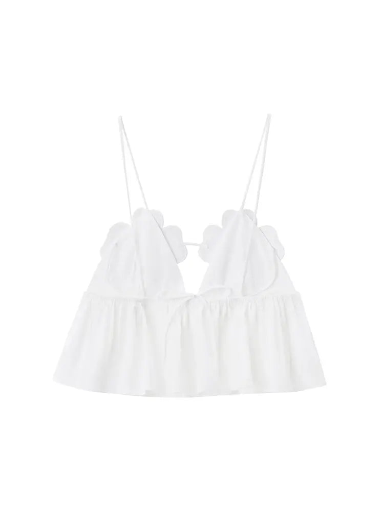 Rhinestone Backless Cami