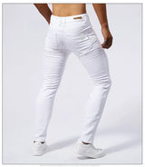 Men White Slim Jeans
