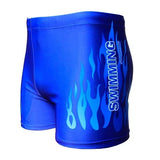 Men Flame Print Swim Briefs