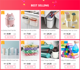 Folding Kitchen Trash Can