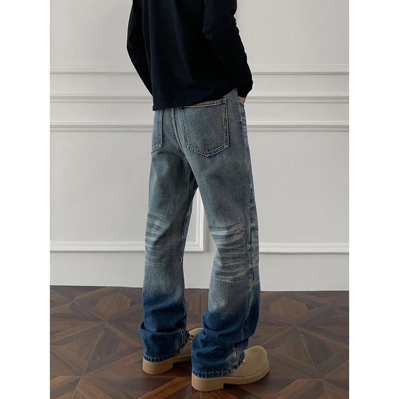 Men's Plus Size Slim Fit Bootcut Jeans