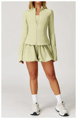 Women Stretch Slim Fit Training Jacket