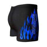 Men Flame Print Swim Briefs