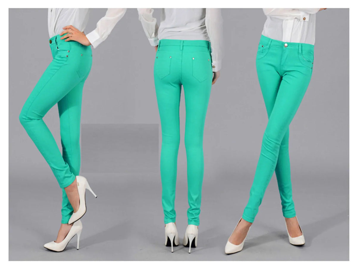 Women White Office Pants
