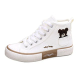 Women Canvas Shoes Breathable High Top Sneakers