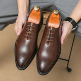 Men Luxury Wedding Oxford Shoes