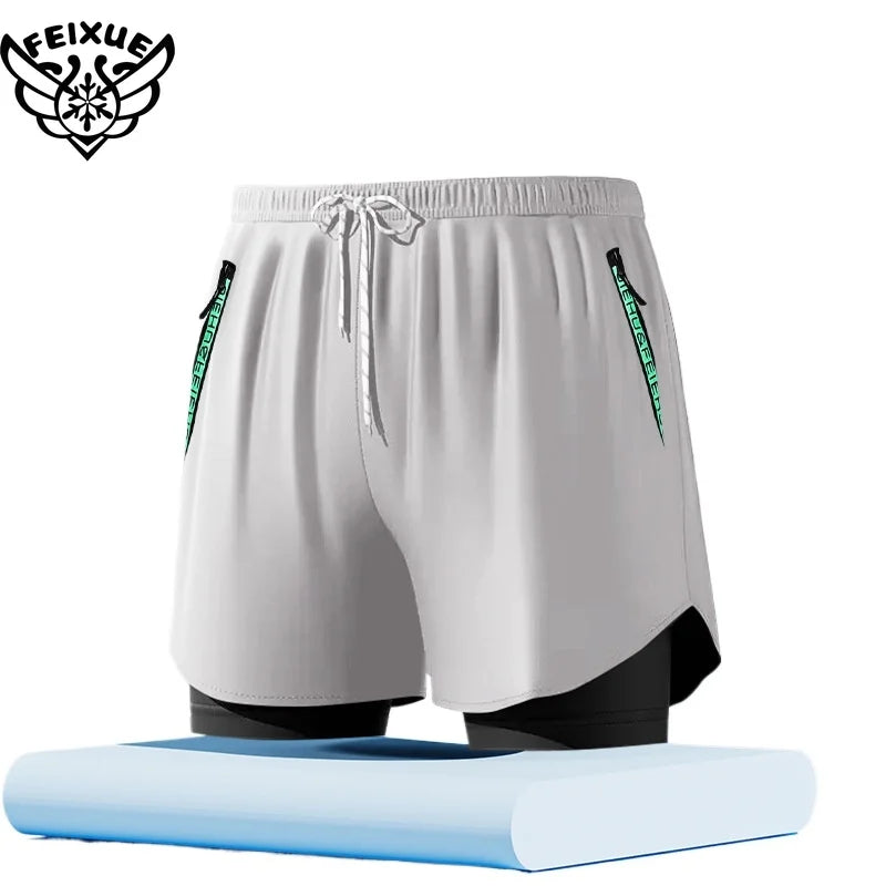 Men's Plus Size Beach Swim Shorts