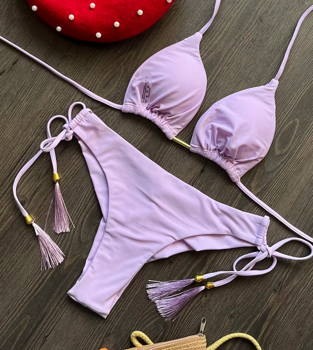 13 Color Triangle Bikini