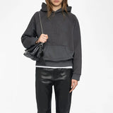 Letter Wings Fleece Hoodie