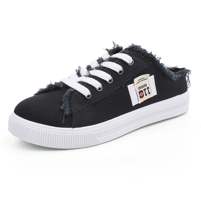 Women Canvas Shoes Classic Lace Up Sneakers