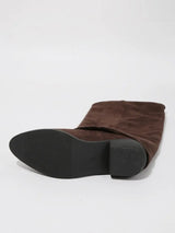 Women’s Knee High Cowboy Denim Boots 2025