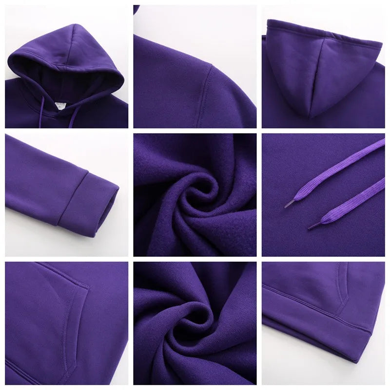 Men's Oversize Hoodie – Solid Black Pullover