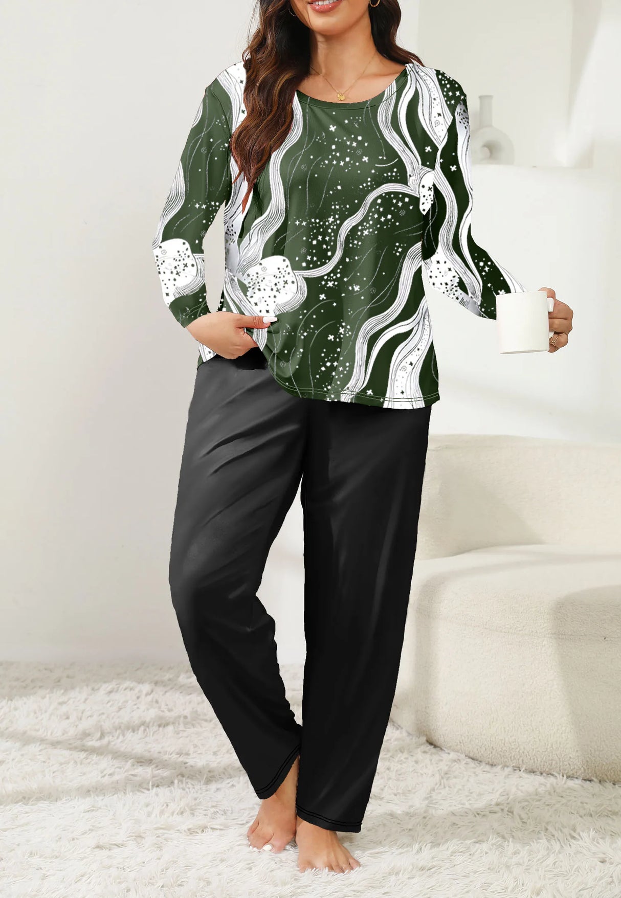 Women's Plus Size Pajama Top – Casual Comfort