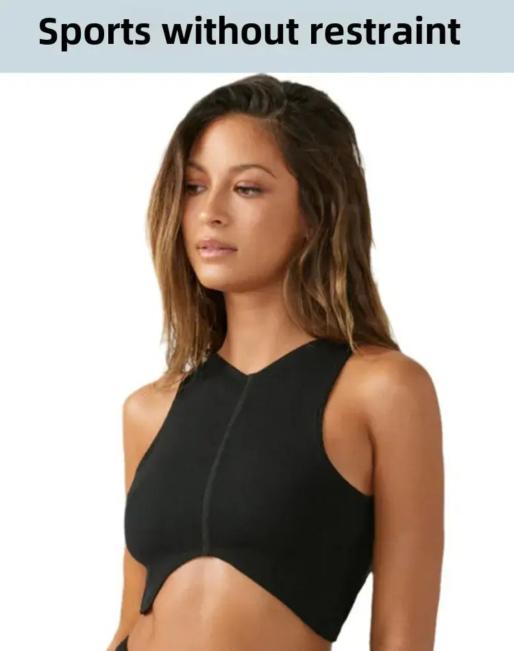 Women Shockproof Sports Bra Crop Tank