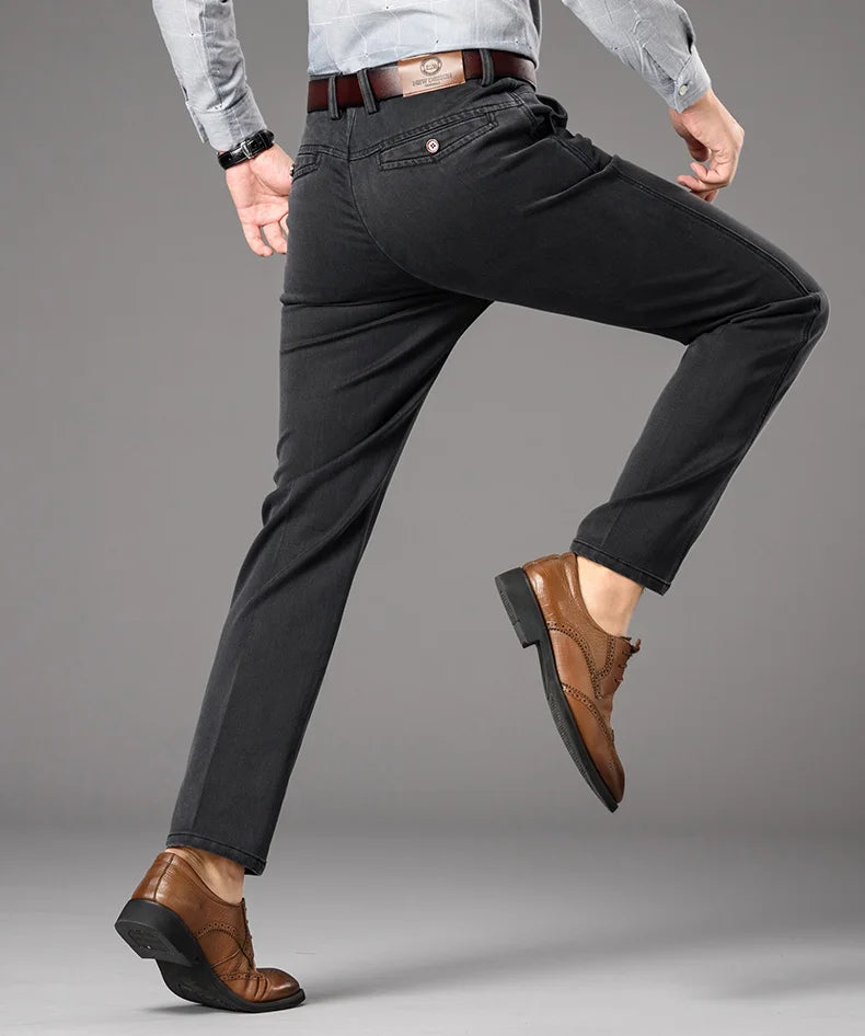 Men Classic Straight Jeans